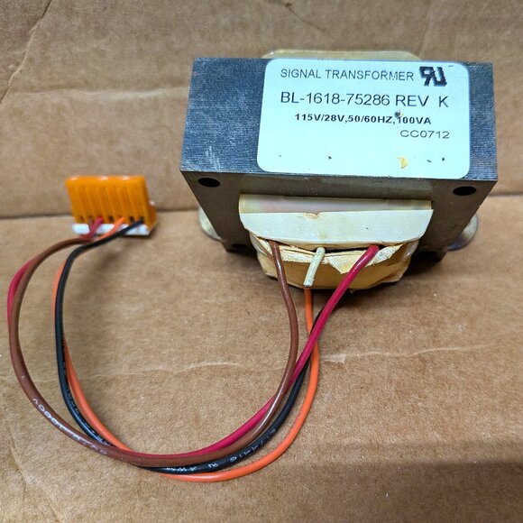 FIRELITE BL-1618-75286 FIRE ALARM SIGNAL TRANSFORMER REV K - NEW OLD STOCK - Picture 1 of 5